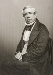 David Roberts (1796-1864) gegraveerd door D.J. Pound van een foto, uit 